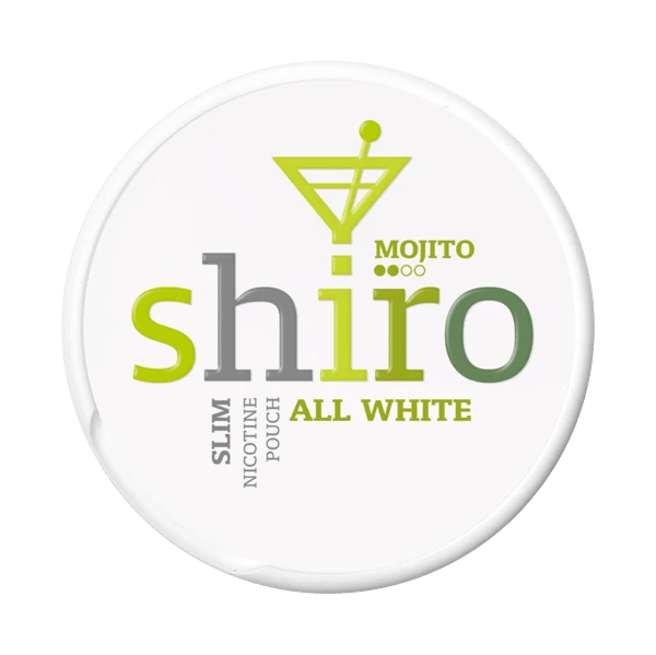 Shiro - Mojito 4mg - Tobacco-free snus, extra strong nicotine pouches (16mg). Best price in UK, UAE, EU