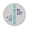 Shiro - 02 Δροσιστική μέντα 4mg - Tobacco-free snus, extra strong nicotine pouches (16mg). Best price in UK, UAE, EU