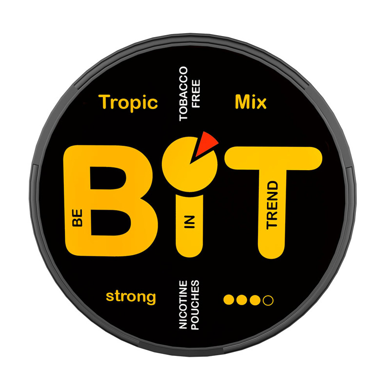 BiT - Tropic Mix 4mg - Tobacco-free snus, extra strong nicotine pouches (16mg). Best price in UK, UAE, EU