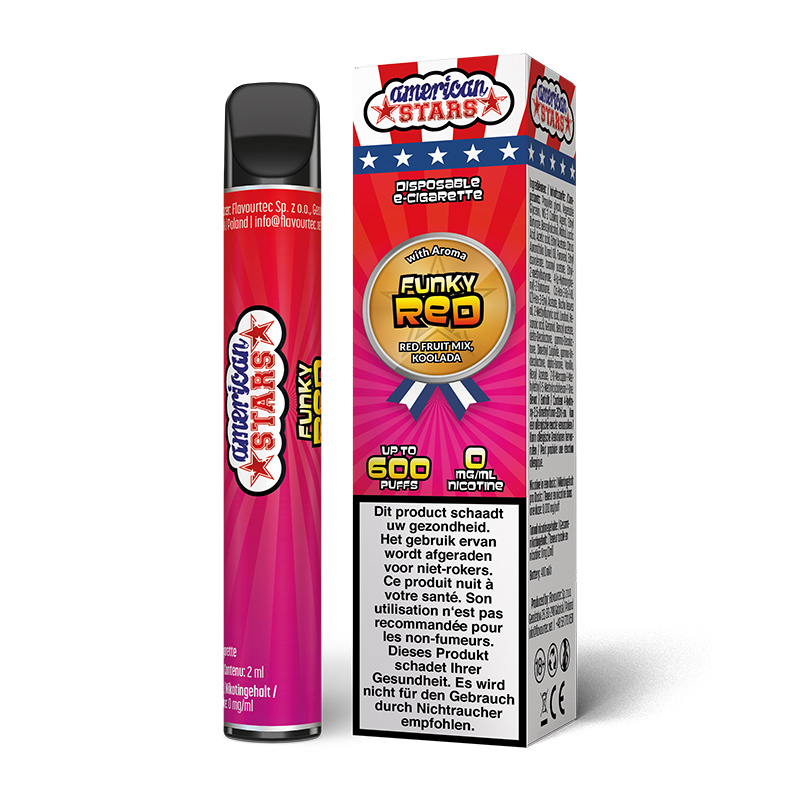 American Stars - Funky Red Vape 0mg