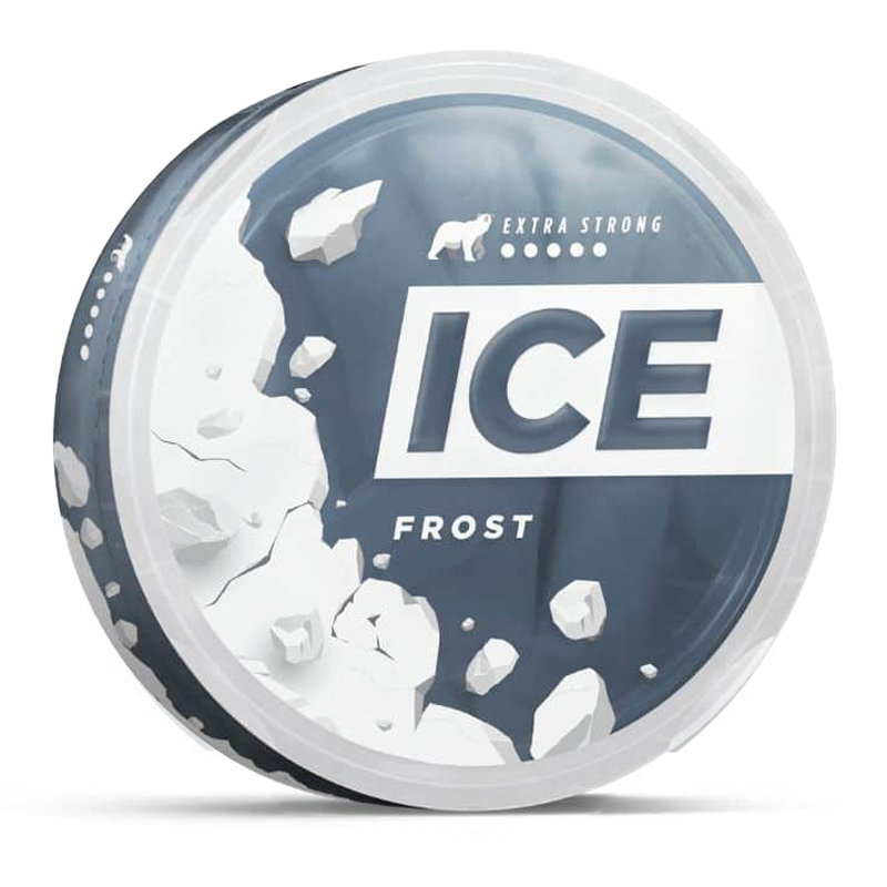 ICE - Frost Extra styrka 12 mg - Tobacco-free snus, extra strong nicotine pouches (16mg). Best price in UK, UAE, EU