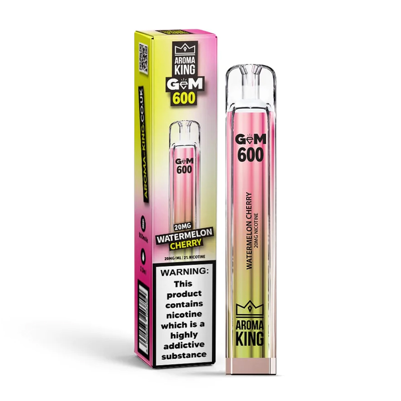 Aroma King - Gem Watermelon Cherry Vape 0mg