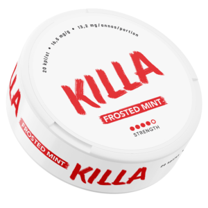 Killa Cold Mint Strong Nicotine Pouch - Tobacco-Free