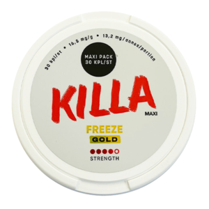 Killa Nicotine Pouches - Tobacco-free snus, extra strong nicotine pouches (16mg). Best price in UK, UAE, EU