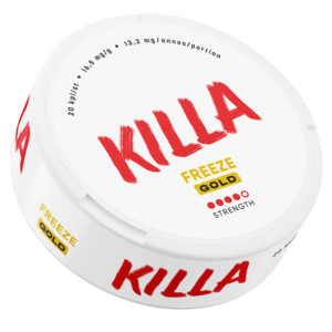 Killa Nicotine Pouches - Tobacco-free snus, extra strong nicotine pouches (16mg). Best price in UK, UAE, EU