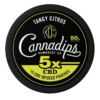 Cannadips - Τροπικό μάνγκο 50mg CBD - Tobacco-free snus, extra strong nicotine pouches (16mg). Best price in UK, UAE, EU